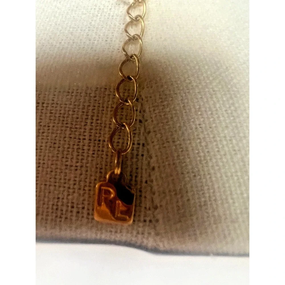 Park Lane Necklace‎ Mixed Metal Gold Silver Rose Circle Pendant Snake Chain 17